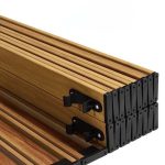 چوب رویه میز آلومینیومی برای تخت تاشو