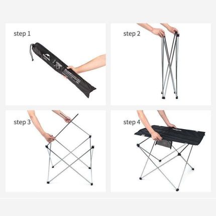 میز آلومینیومی نیچرهایک سایز L مدل NH20JJ020‏۱